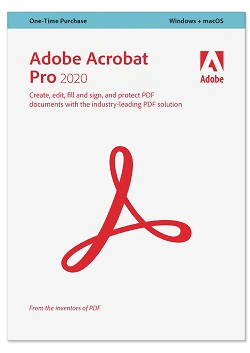 Adobe Acrobat Pro 2020 OEM WIN ESD