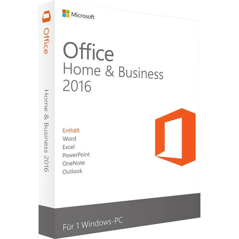 Office 2016 Home and Business downloaden kaufen und